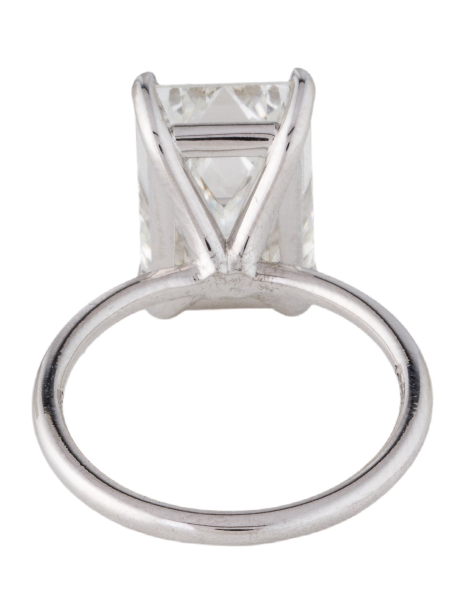 Ring 14K 6.57ct Lab-Grown Diamond Engagement Ring